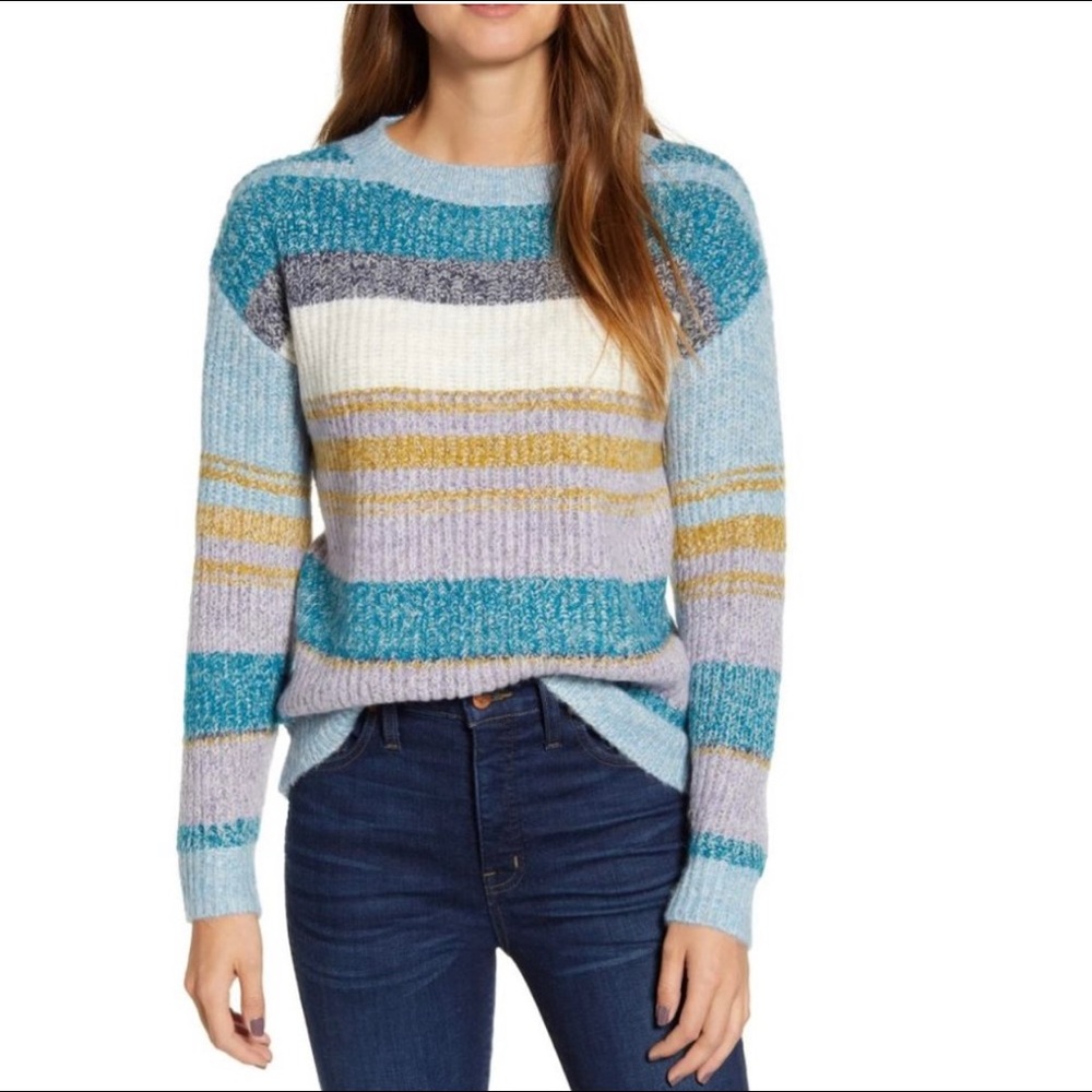 NWT Caslon | Ombré Striped Sweater - Picture 1 of 8